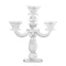 Підсвічник канделябр скляний на три свічки (HP437)