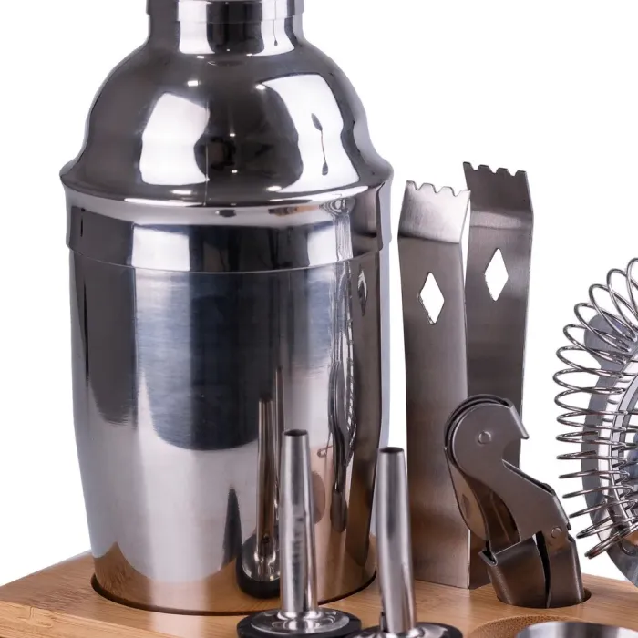 Набір бармена професійний з підставкою на 14 предметів для приготування коктейлів (HP735) - зображення 2