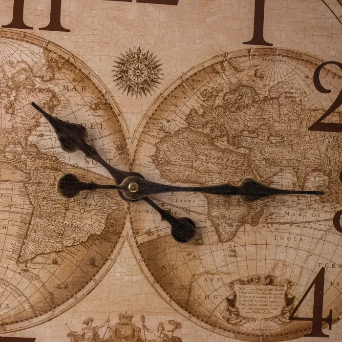 Годинник настінний великий круглий Глобус (HP211) - зображення 5