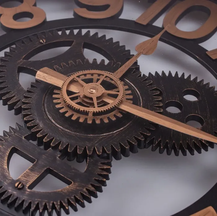 Годинник настінний Шестерні великий круглий (HP212) - зображення 4