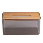 Серветка пластиковая с деревянной крышкой (HP676)