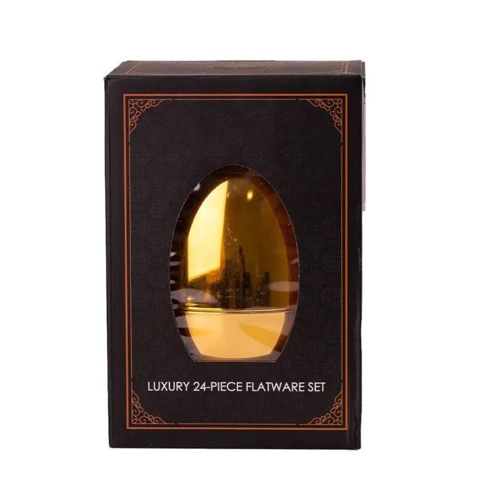 Набор столовых приборов из нержавеющей стали 24 шт. - изображение 4