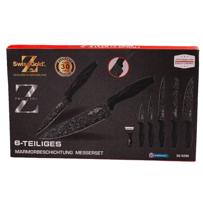 Набор кухонных ножей с керамическим покрытием 6 предметов (HP7883) - изображение 4