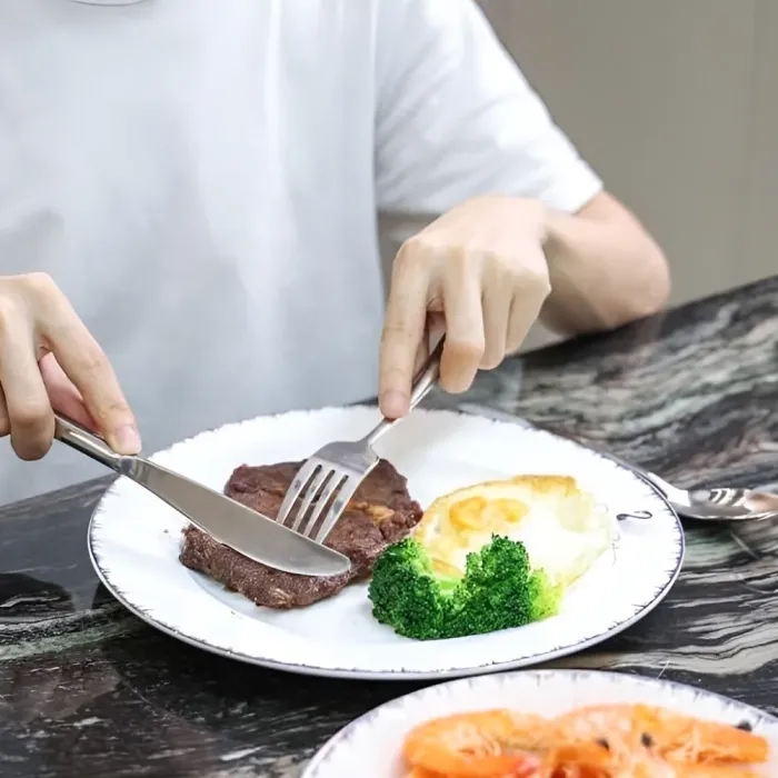 Набор столовых приборов из нержавеющей стали 24 шт. - изображение 4