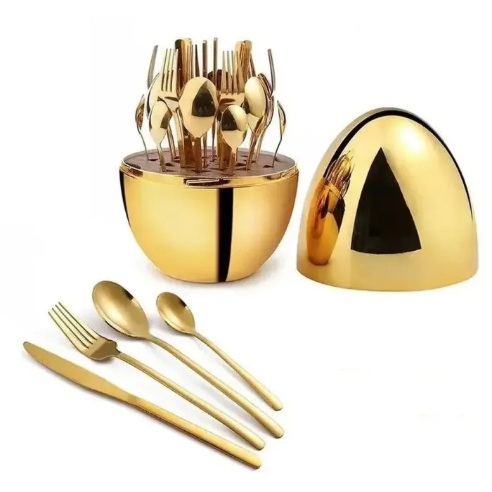 Набор столовых приборов из нержавеющей стали 24 шт. - изображение 1