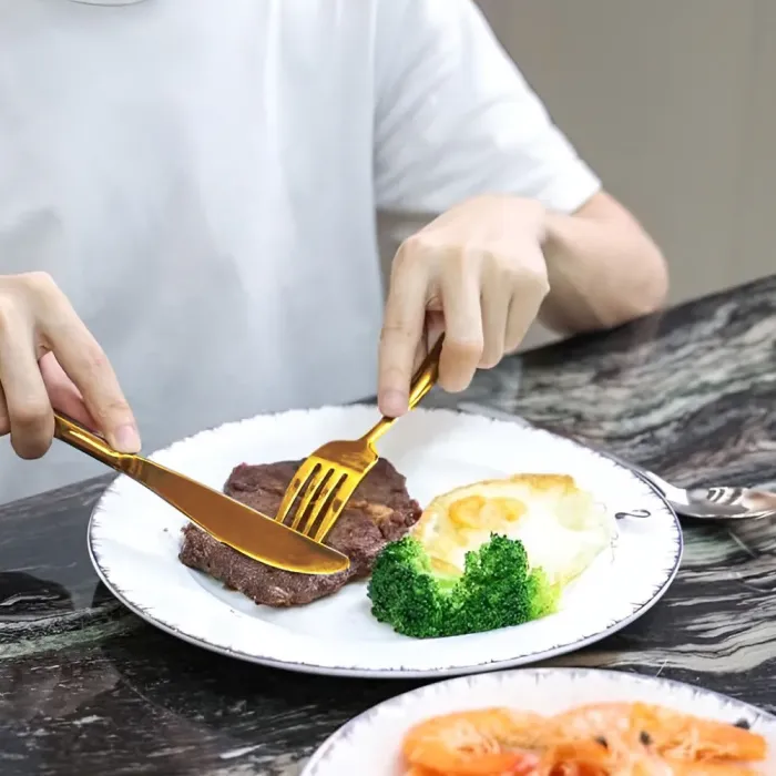 Набор столовых приборов из нержавеющей стали 24 шт. - изображение 3