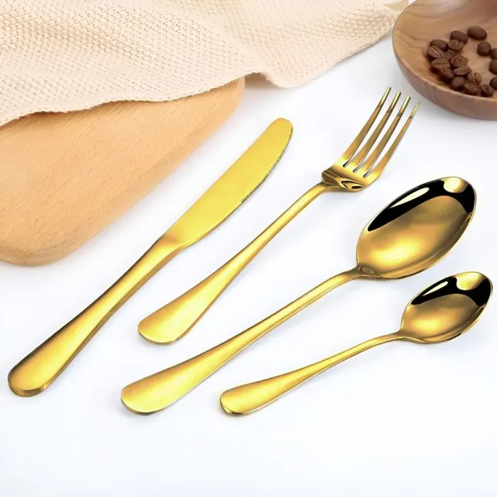 Набор столовых приборов из нержавеющей стали 24 шт. - изображение 6