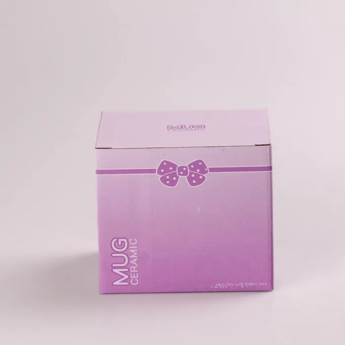 Чашка керамическая 400 мл Rainbow с крышкой и ложкой (HPCY8278P) - изображение 3