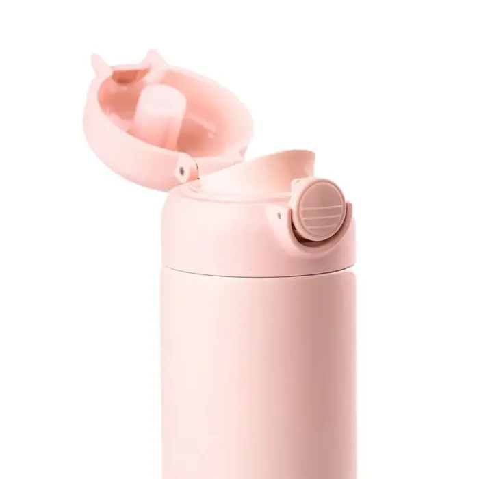 Термос металлический 280 мл термокружка из нержавеющей стали до 12 часов Розовый (YLS80158P) - изображение 8