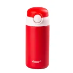 Термос металевий 280 мл термокухоль із нержавіючої сталі до 12 годин Червоний (YLS80158R)