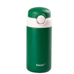 Термос металевий 280 мл термокухоль із нержавіючої сталі до 12 годин Зелений (YLS80158GR)