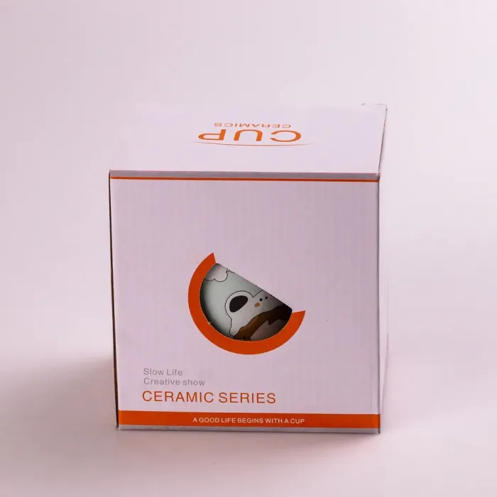 Кружка керамічна 420 мл Cute girl з кришкою (HPCY8240GR) - зображення 3