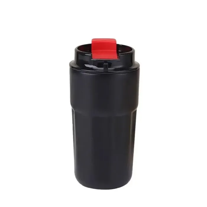 Термос металлический 450 мл термокружка из нержавеющей стали до 12 часов Черный (HP153B) - изображение 5