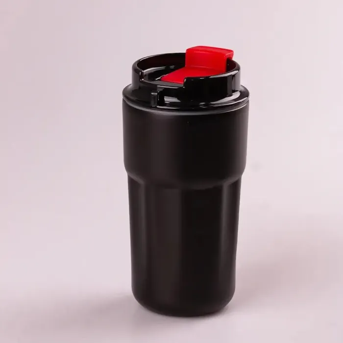 Термос металлический 450 мл термокружка из нержавеющей стали до 12 часов Черный (HP153B) - изображение 6