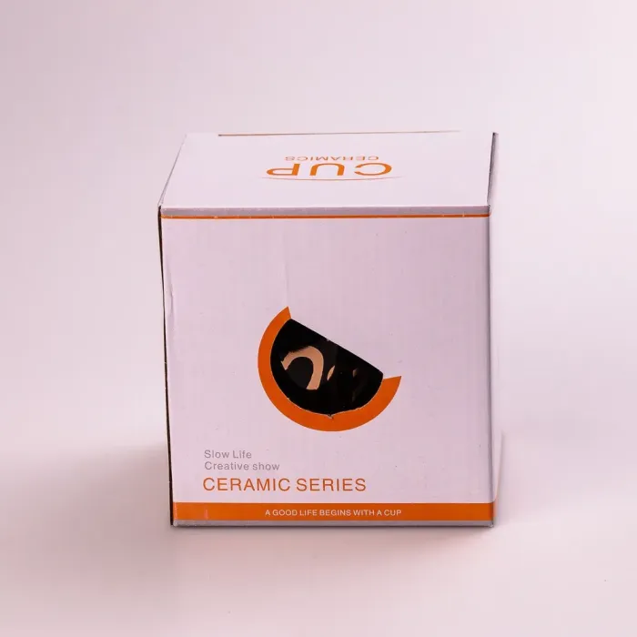 Кружка керамическая 400 мл Love с крышкой (HPCY8371B) - изображение 4