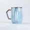 Чашка керамічна 450 мл у дзеркальній глазурі Блакитний (HPCYM0885BL)