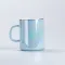 Чашка керамическая 420 мл в зеркальной глазури Голубой (HPCYM0763BL)