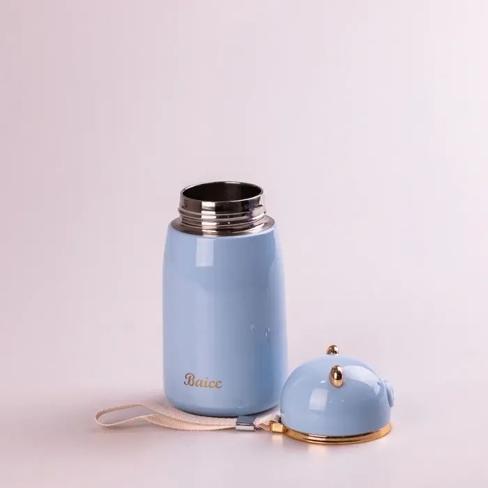 Термос металлический 380 мл из нержавеющей стали до 12 часов. (HPGM8851BL) - изображение 3