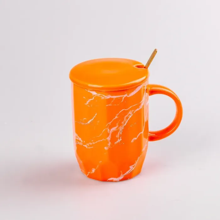 Чашка керамічна 420 мл Мармур (HPCY8312O) - зображення 2