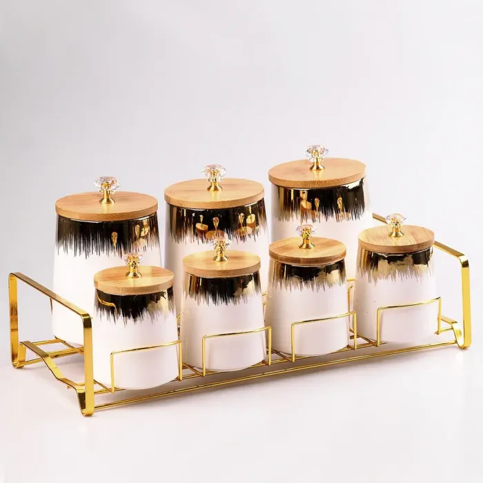 Набор для специй на подставке 7 предметов (HPCY782A) - изображение 2