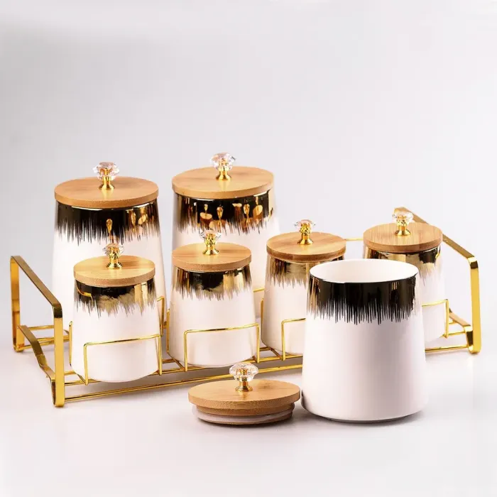 Набор для специй на подставке 7 предметов (HPCY782A) - изображение 3