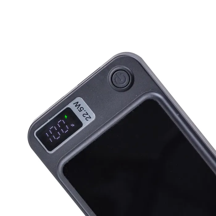 Повербанк з магнітною зарядкою 5000 mah powerbank 2 роз'єми USB Туре-С і Micro-USB (X105) - зображення 3