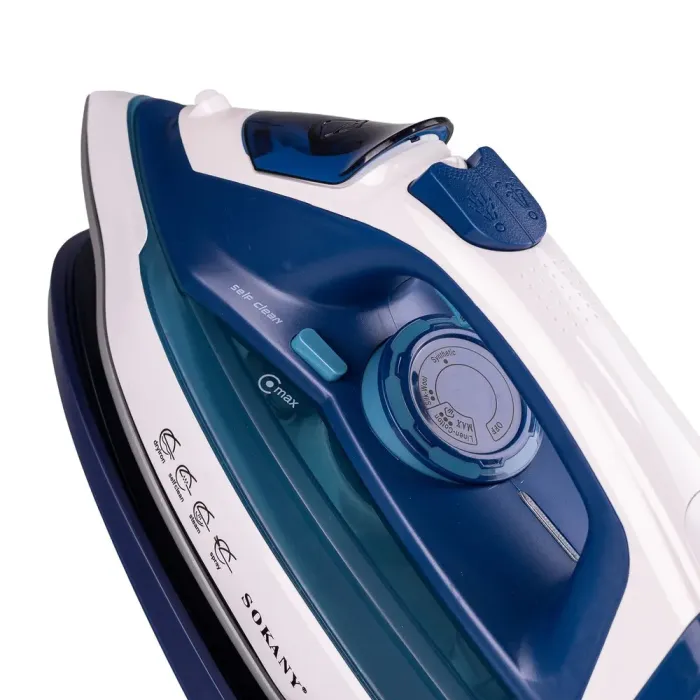 Утюг паровой ручной с антипригарным покрытием 2400 Вт SOKANY SL-2055A (SL2055AWBL) - изображение 7