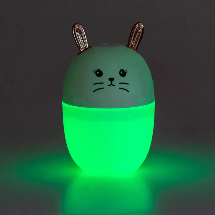 Зволожувач повітря для дому дитячий портативний USB 220 мл ароматичний дифузор з підсвічуванням Білий (HPBH17200W) - зображення 6