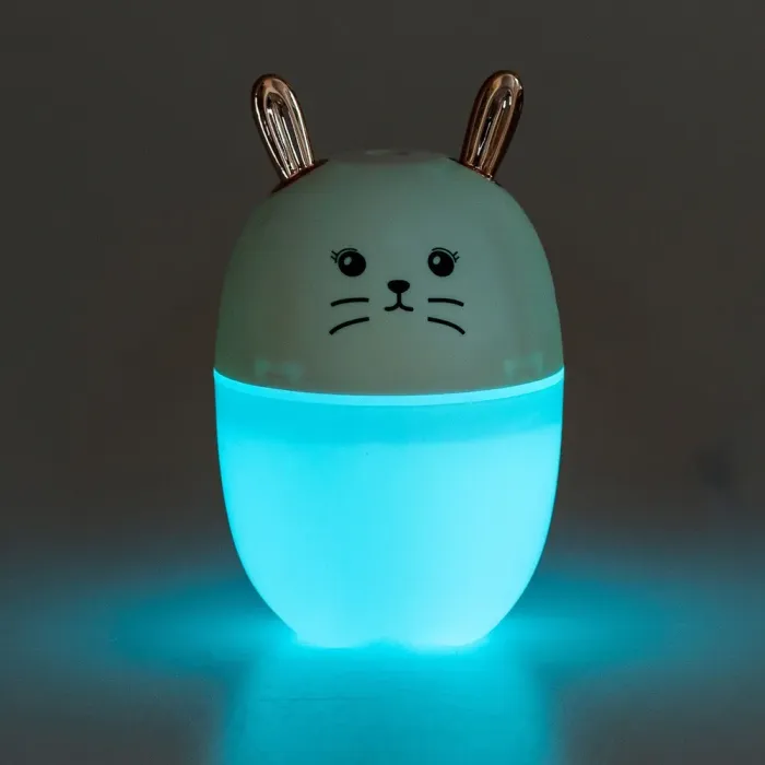 Зволожувач повітря для дому дитячий портативний USB 220 мл ароматичний дифузор з підсвічуванням Білий (HPBH17200W) - зображення 4