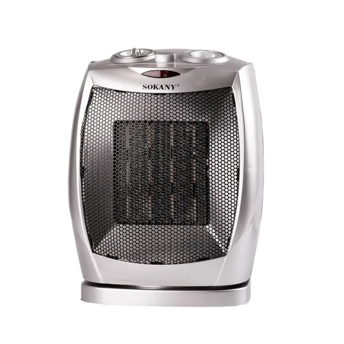 Тепловентилятор керамічний до 30 кв м 2000 Вт обігрівач електричний підлоговий дуйчик Sokany SK-1653 (SK1653) - зображення 1