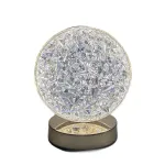 Нічник світлодіодний акумуляторний з USB світильник сенсорний 3 режими роботи 3D Кристал 5 Вт CIRCLE (CIRCLE)