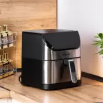 Аерофритниця електрична аерогриль з таймером та терморегулятором 7 л 1500 Вт сенсорний екран SOKANY SK-10006 (SK10006)