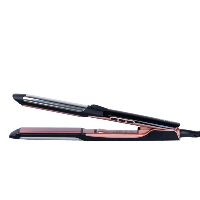 Випрямляч для волосся керамічний до 210 градусів LED екран стайлер для вирівнювання волосся з дисплеєм (SK15004) - зображення 1