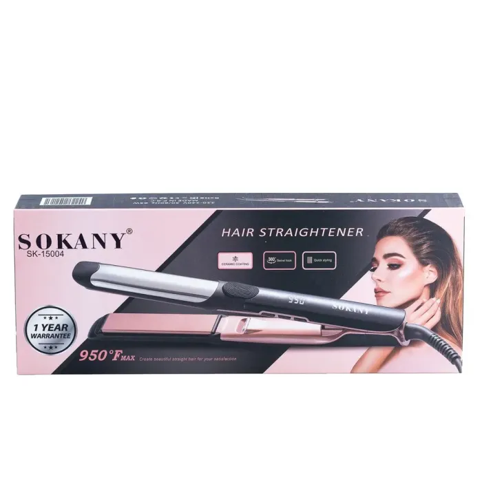 Випрямляч для волосся керамічний до 210 градусів LED екран стайлер для вирівнювання волосся з дисплеєм (SK15004) - зображення 8