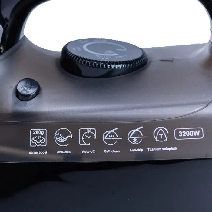 Праска парова з антипригарним покриттям 3200 Вт праска керамічна з системою самоочищення SOKANY (SK11028) - зображення 7