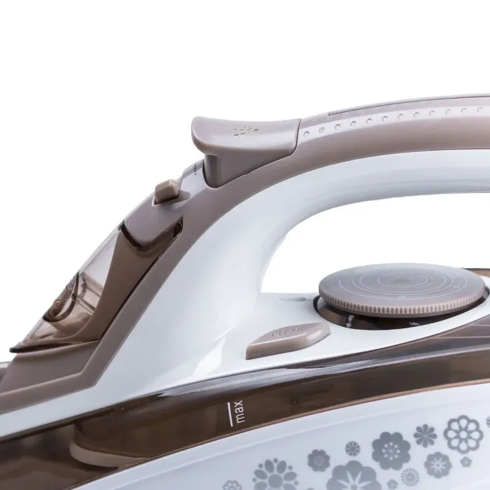 Праска парова з антипригарним покриттям 2700 Вт праска керамічна з системою самоочищення (B6008) - зображення 6