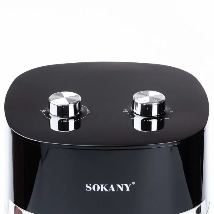 Аэрофритюрница электрическая с терморегулятором 6.5 л 1500 Вт аэрогриль SOKANY SK-10024 (SK10024) - изображение 3