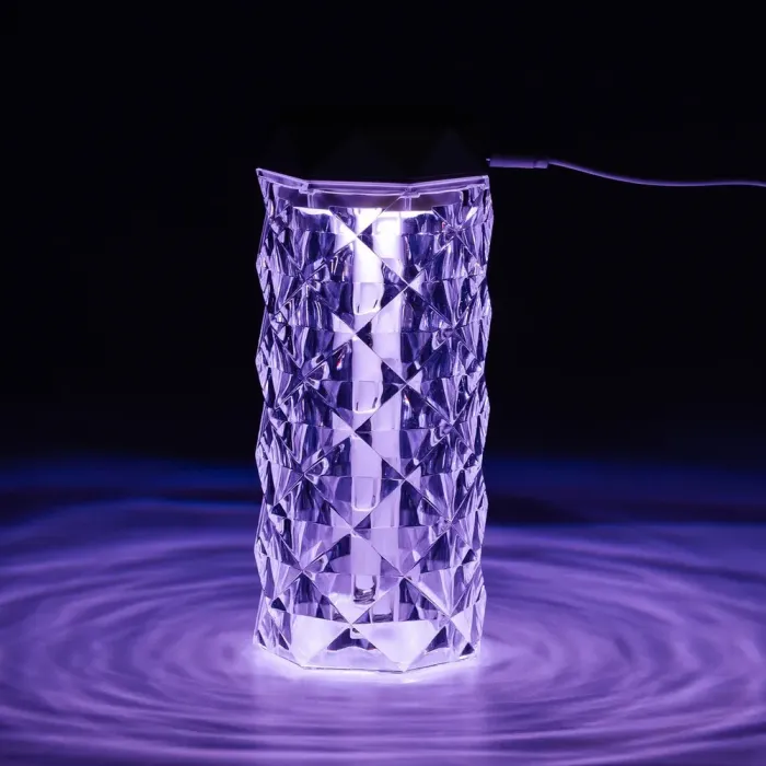 Увлажнитель воздуха Crystal с лампой для дома портативный USB 400 мл ароматический диффузор с подсветкой (HPBH15315A) - изображение 7