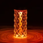 Зволожувач повітря Crystal з лампою для дому портативний USB 400 мл ароматичний дифузор з підсвічуванням (HPBH15315A)