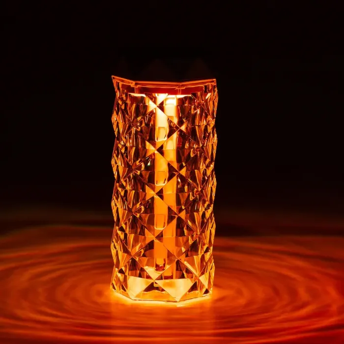 Увлажнитель воздуха Crystal с лампой для дома портативный USB 400 мл ароматический диффузор с подсветкой (HPBH15315A) - изображение 1