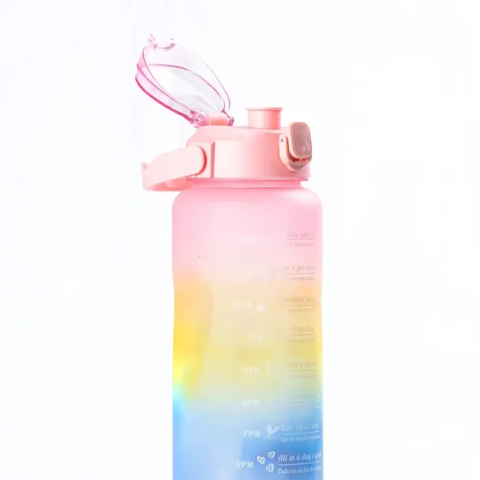 Бутылка для воды набор 3в1 дозатором Радуга 0.3л 0.9л 2л (HPZSB120051P) - изображение 3