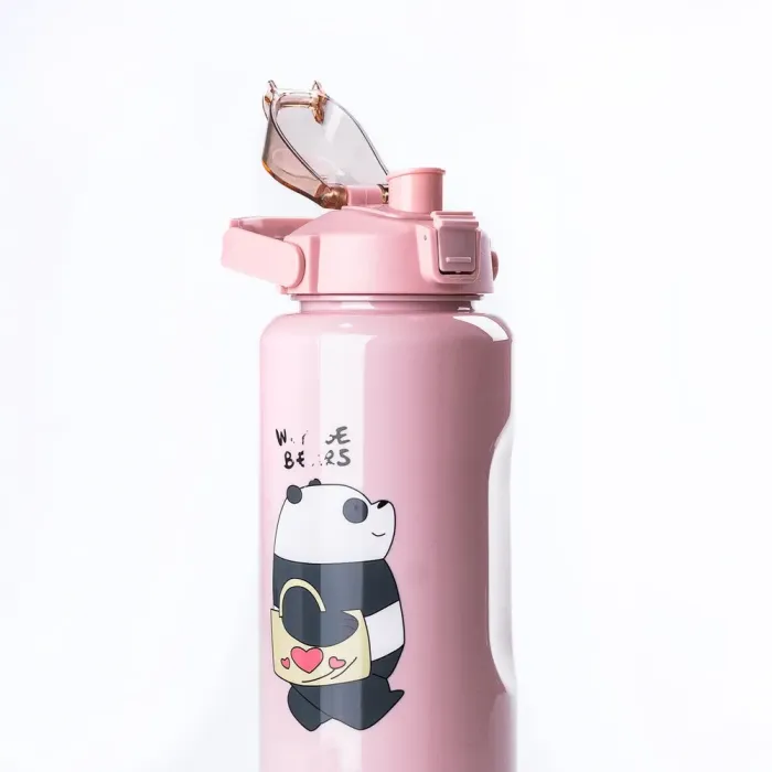 Бутылка для воды Панда набор 3в1 с дозатором 0.3л 0.9л 2л (HPZSB120014P) - изображение 2