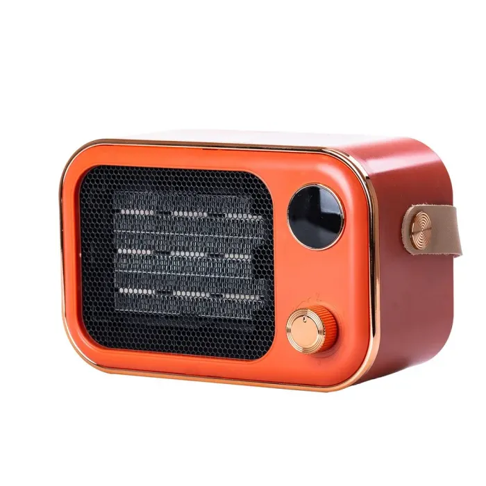 Тепловентилятор до 25 кв м 1200 Вт обігрівач електричний підлоговий дуйчик 1200 Вт Жовтогарячий (HPAQL039O) - зображення 2