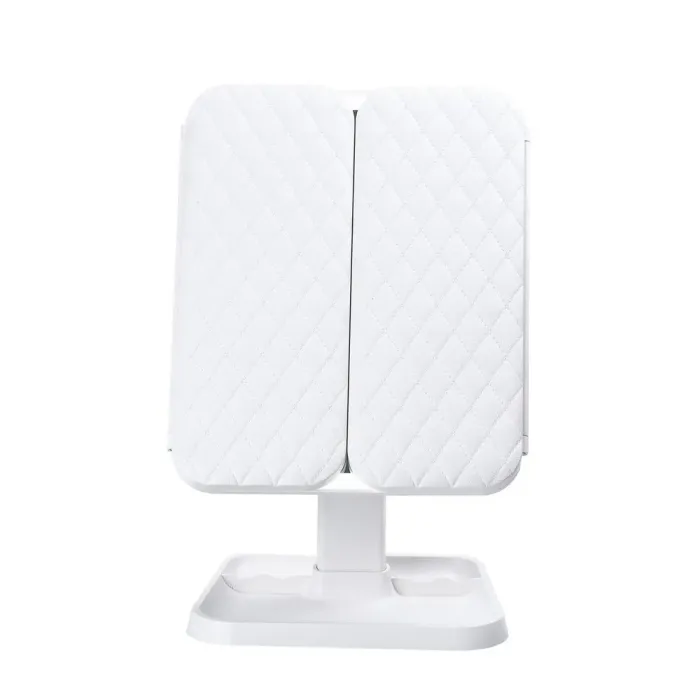 Дзеркало настільне потрійне з led підсвіткою для макіяжу сенсорне (HP072CY072) - зображення 6