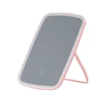 Дзеркало настільне прямокутне з led підсвіткою для макіяжу сенсорне Рожевий (HP072WD012P)