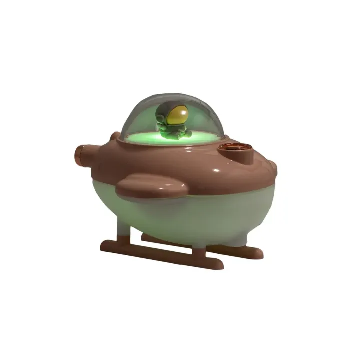 Зволожувач повітря для дому літак портативний USB 220 мл ароматичний дифузор з підсвічуванням (HPBH17128P) - зображення 3