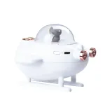 Зволожувач повітря для дому літак портативний USB 220 мл ароматичний дифузор з підсвічуванням Білий (HPBH17128W)