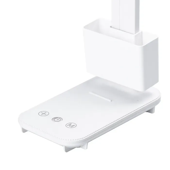 Лампа настільна світлодіодна з сенсорним керуванням з годинником світильник акумуляторний LED складаний (HP0721205C) - зображення 8