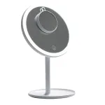 Дзеркало настільне кругле з збільшенням і led підсвіткою для макіяжу (HP072TD020W)