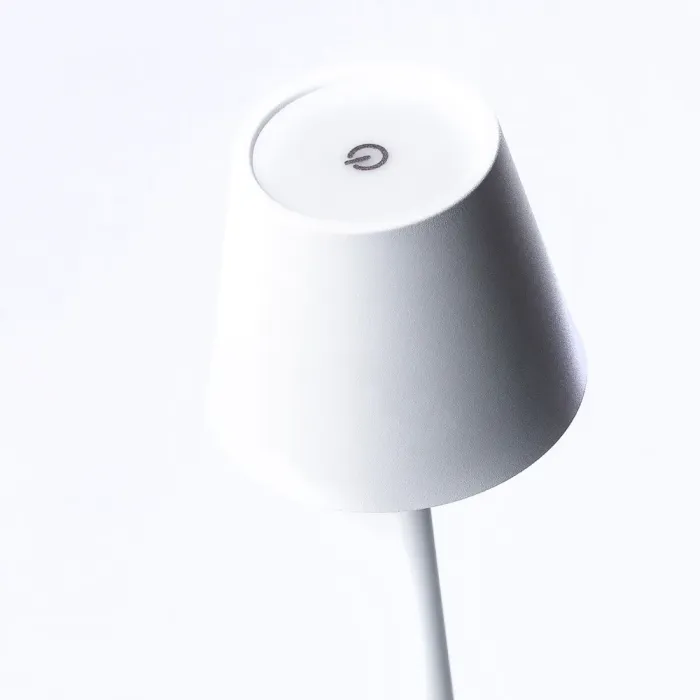 Лампа настільна акумуляторна в скандинавському стилі 5 Вт 5200mA настільний світильник Білий (HP400W) - зображення 3